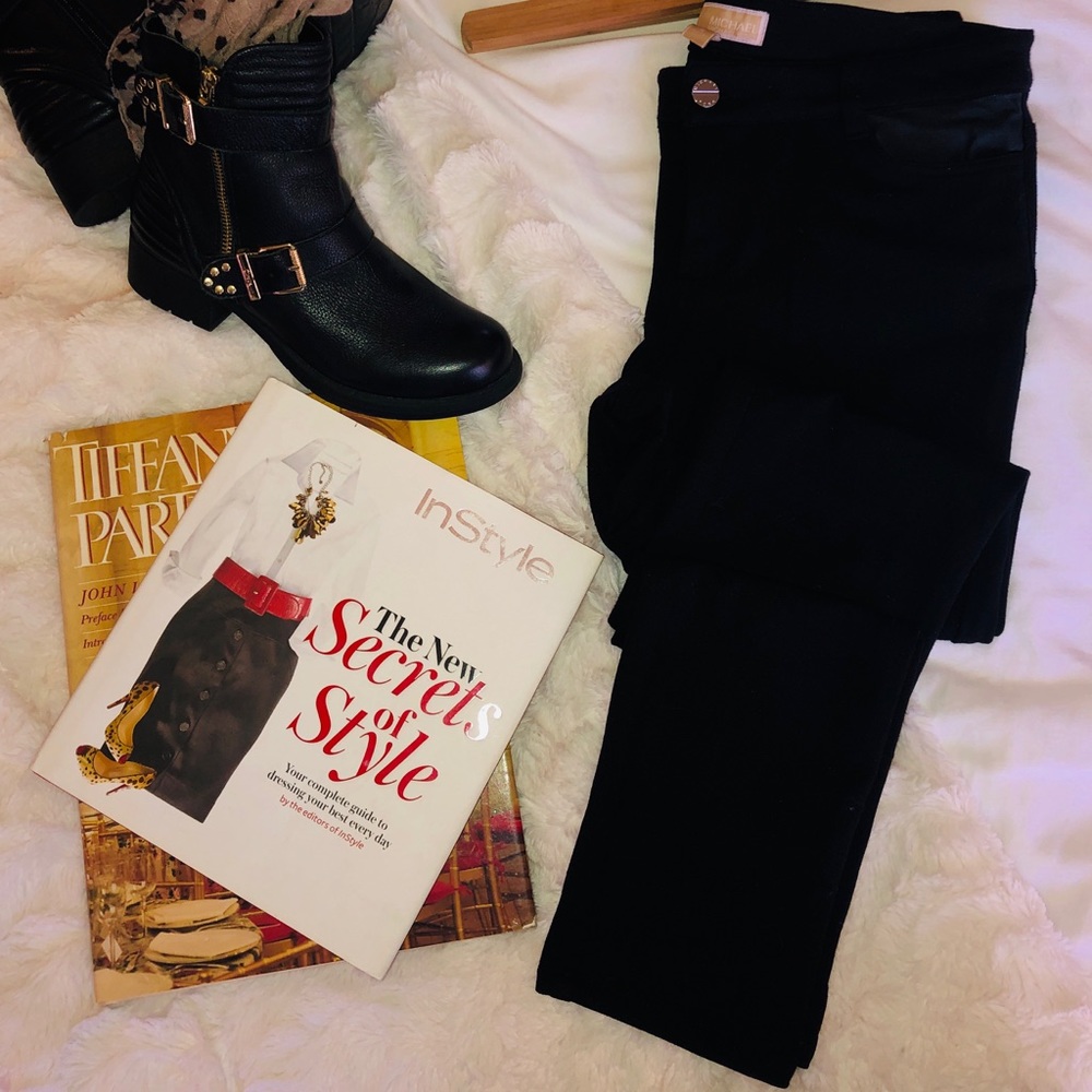 Michael Kors stretch black pants